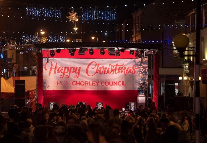 Christmas lights switch on